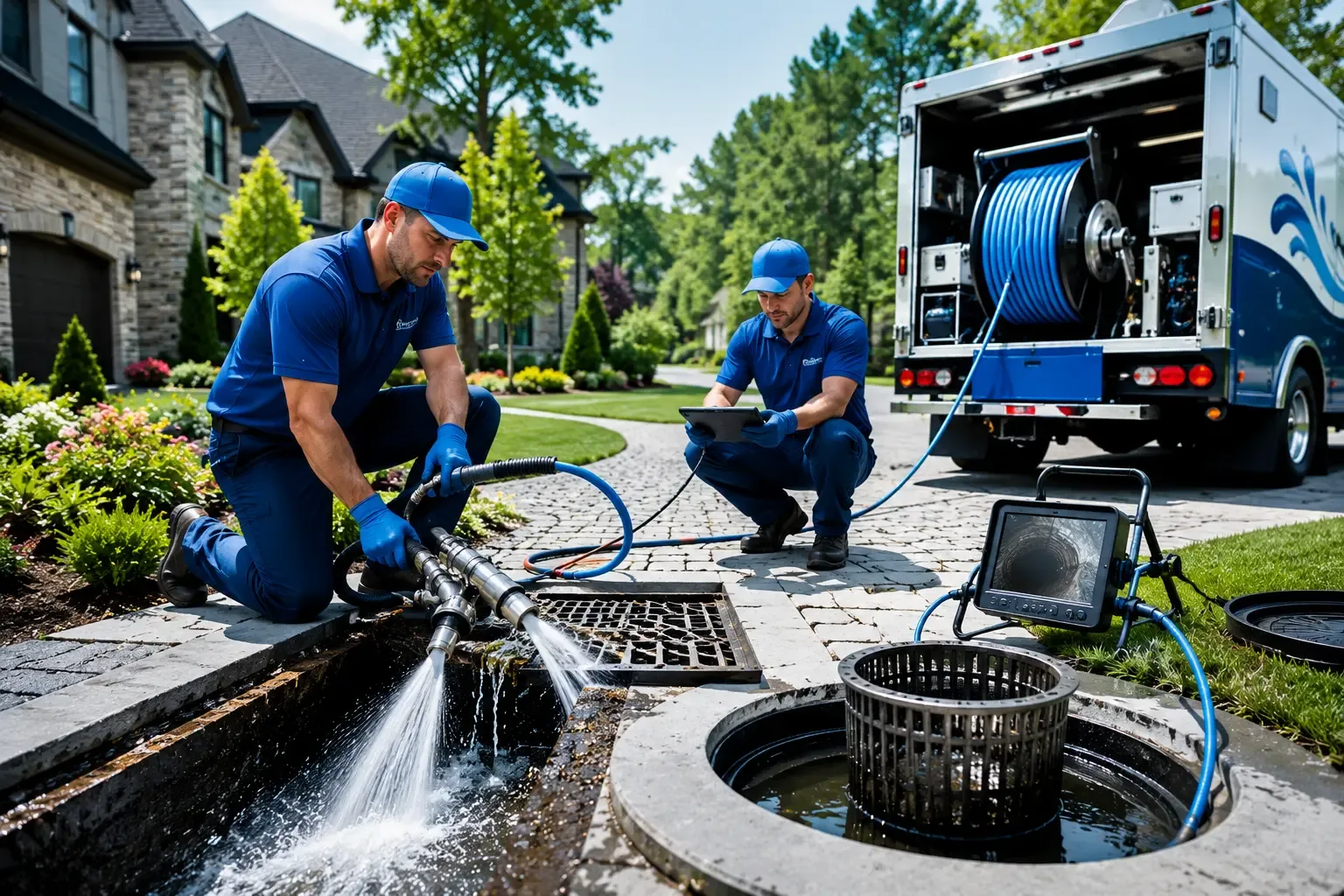 Local outdoor drain cleaning professionals in Florien, LA